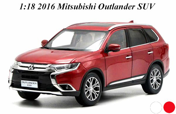 3rd Generation 2016 Mitsubishi Outlander SUV Diecast Model