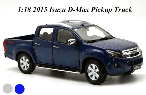 1:18 Scale 2015 Isuzu D-Max Pickup Truck Diecast Model