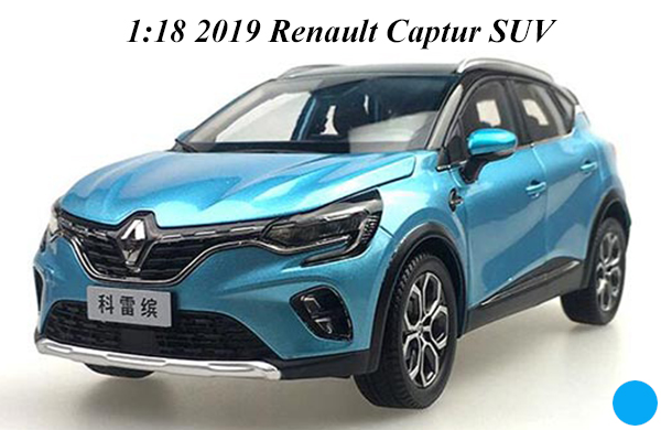 1:18 Scale 2019 Renault Captur SUV Diecast Model