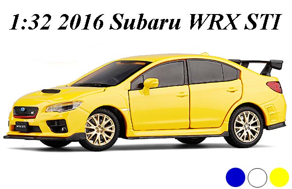 1:32 Scale 2016 Subaru WRX STI Diecast Car Toy