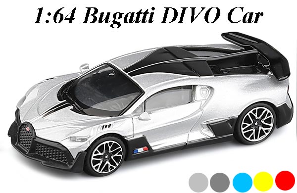 1:64 Scale Bugatti Divo Diecast Car Toy