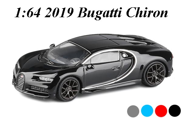 1:64 Scale 2019 Bugatti Chiron Diecast Car Toy