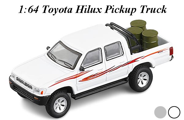 1:64 Scale Toyota Hilux Pickup Truck Diecast Toy