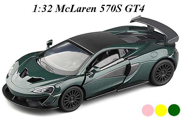 1:32 Scale McLaren 570S GT4 Diecast Car Toy