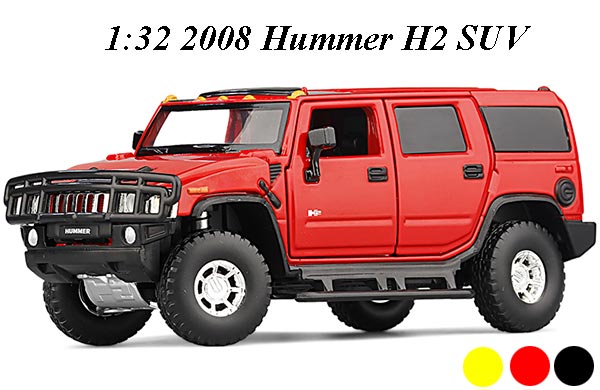1:32 Scale 2008 Hummer H2 SUV Diecast Toy