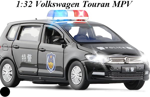 1:32 Scale Special Police Volkswagen Touran MPV Diecast Toy