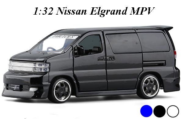 1:32 Scale Nissan Elgrand MPV Diecast Toy