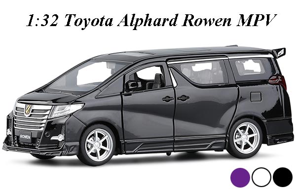 1:32 Scale Toyota Alphard Rowen MPV Diecast Toy