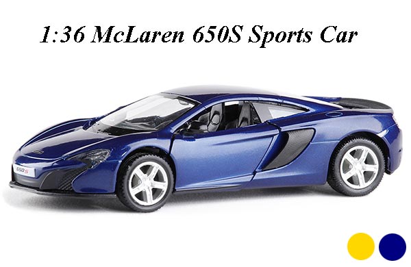 1:36 Scale McLaren 650S Sports Car Diecast Toy