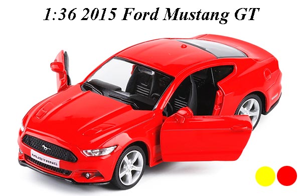 1:36 Scale 2015 Ford Mustang GT Diecast Car Toy