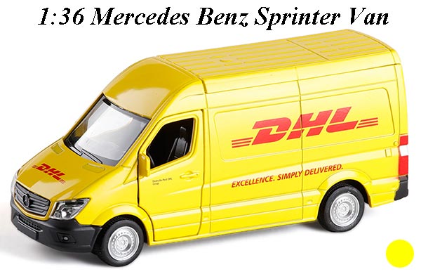 1:36 Scale DHL Mercedes-Benz Sprinter Van Diecast Toy