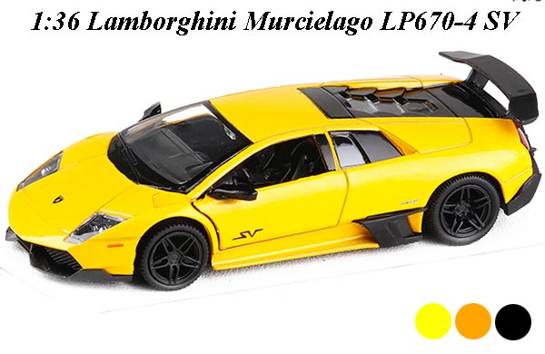 1:36 Scale Lamborghini Murcielago LP670-4 SV Diecast Toy