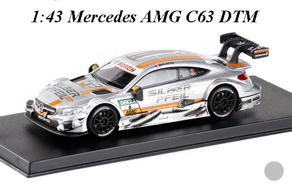1:43 Scale NO.6 Silberpfeil Mercedes AMG C63 DTM Diecast Model
