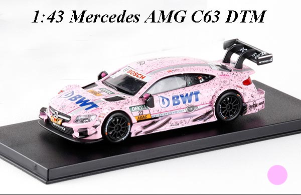 1:43 Scale NO.22 BWT Mercedes AMG C63 DTM Diecast Model
