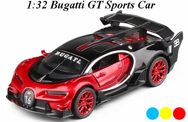 1:32 Scale Bugatti GT Sports Car Diecast Toy