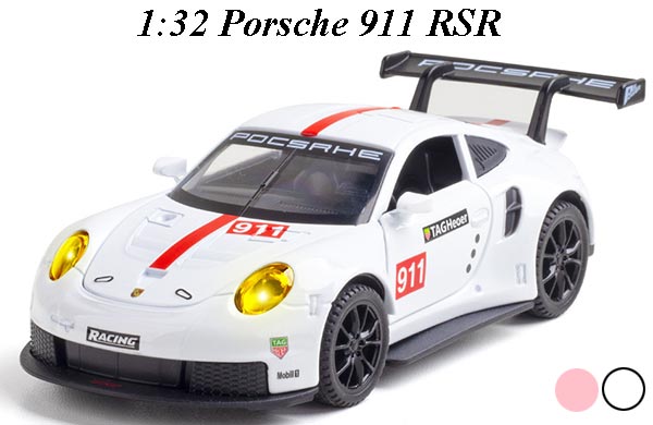 1:32 Scale Kids Porsche 911 RSR Diecast Car Toy