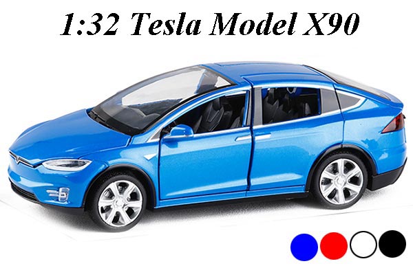 1:32 Scale Tesla Model X90 Diecast Car Toy