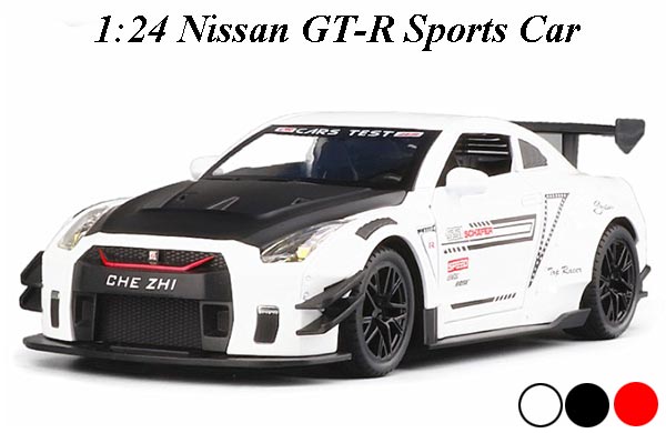 1:24 Scale Nissan GT-R Sports Car Diecast Toy