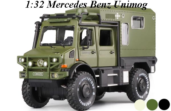 1:32 Scale Mercedes-Benz Unimog Truck Diecast Toy