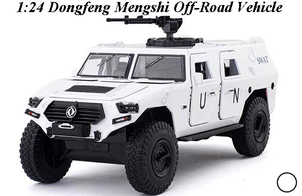 1:24 Scale SWAT Dongfeng Mengshi Off-Road Vehicle Diecast Toy