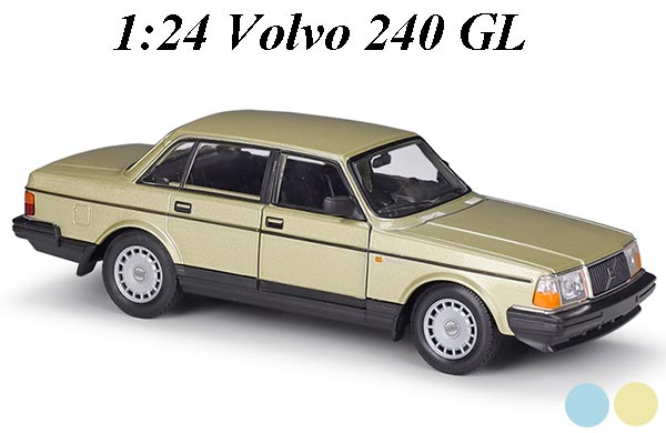 1:24 Scale Volvo 240 GL Diecast Car Model