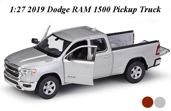 1:27 Scale 2019 Dodge RAM 1500 Pickup Truck Diecast Model