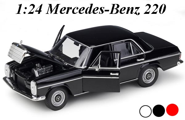 1:24 Scale Mercedes-Benz 220 Diecast Car Model