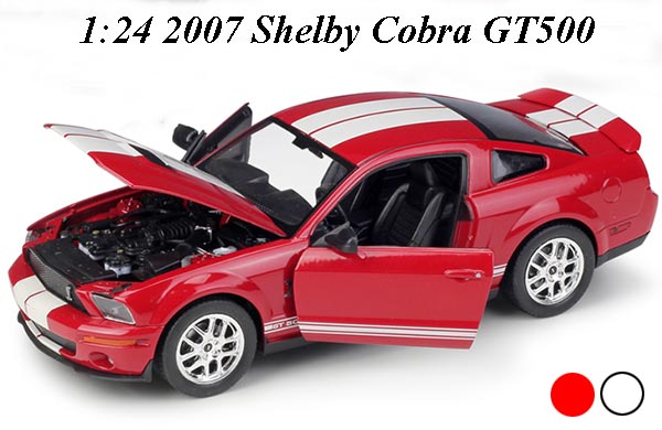 1:24 Scale 2007 Shelby Cobra GT500 Diecast Car Model