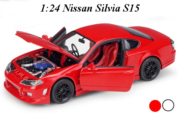 1:24 Scale Nissan Silvia S15 Diecast Car Model