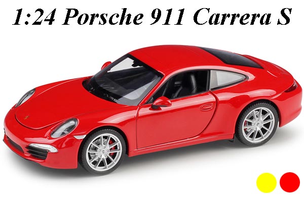 1:24 Scale Porsche 911 Carrera S Diecast Car Model