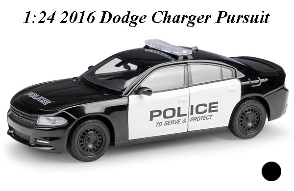 1:24 Scale 2016 Dodge Charger Pursuit Diecast Police Car Model