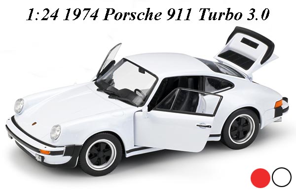 1:24 Scale 1974 Porsche 911 Turbo 3.0 Diecast Car Model