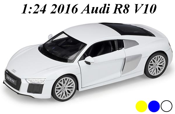 1:24 Scale 2016 Audi R8 V10 Diecast Car Model