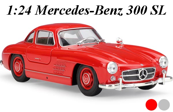 1:24 Scale Mercedes-Benz 300 SL Diecast Car Model