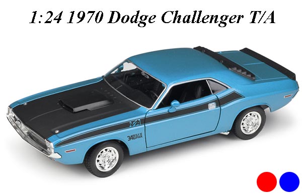 1:24 Scale 1970 Dodge Challenger T/A Diecast Car Model