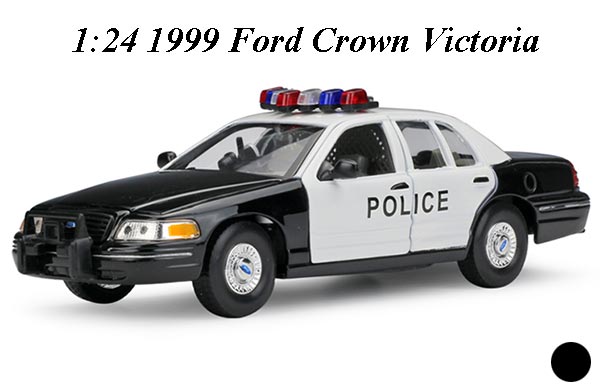 1:24 Scale Police 1999 Ford Crown Victoria Diecast Car Model