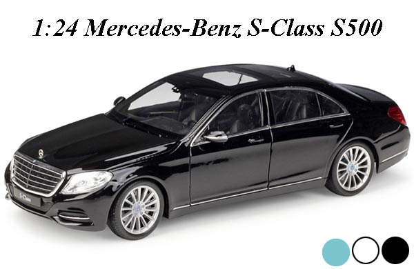 1:24 Scale Mercedes-Benz S-Class S500 Diecast Car Model