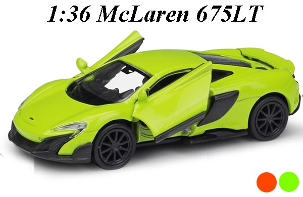 1:36 Scale McLaren 675LT Diecast Car Toy