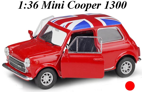 1:36 Scale Mini Cooper 1300 Diecast Car Toy