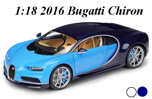 1:18 Scale 2016 Bugatti Chiron Diecast Car Model