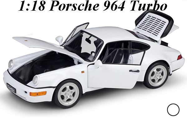 1:18 Scale Porsche 964 Turbo Diecast Car Model