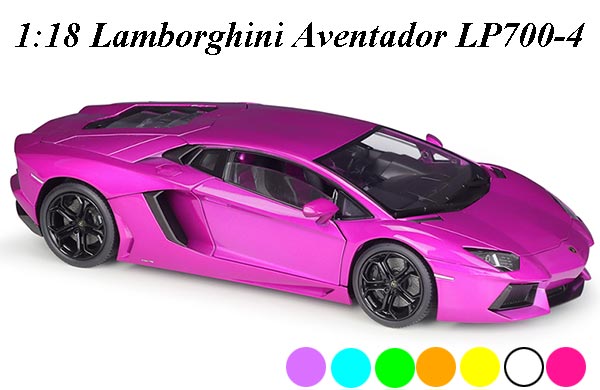 1:18 Scale Lamborghini Aventador LP700-4 Diecast Car Model