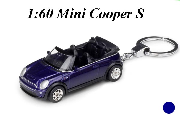 1:60 Scale Key Chain Mini Cooper S Cabriolet Diecast Car Model