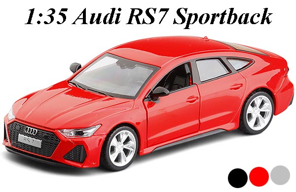 1:35 Scale Audi RS7 Sportback Diecast Car Toy
