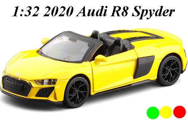 1:32 Scale 2020 Audi R8 Spyder Diecast Car Toy