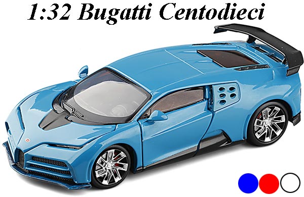 1:32 Scale Bugatti Centodieci Diecast Car Toy