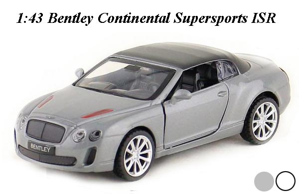 1:43 Scale Bentley Continental Supersports ISR Diecast Car Toy