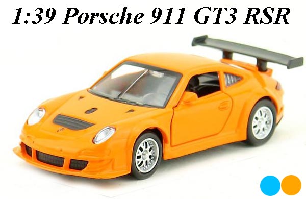 1:39 Scale Porsche 911 GT3 RSR Diecast Car Toy