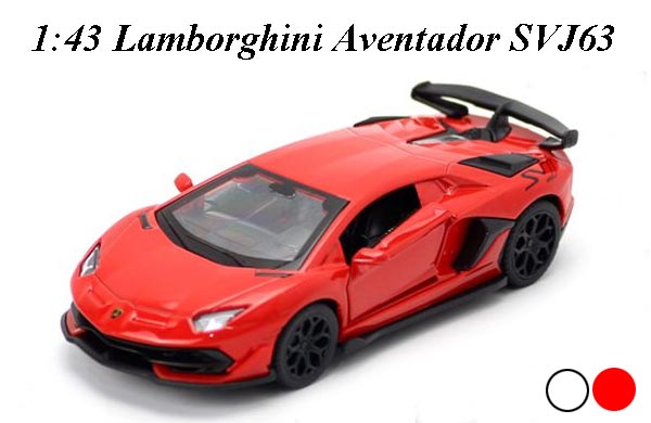 1:43 Scale Lamborghini Aventador SVJ63 Diecast Car Toy
