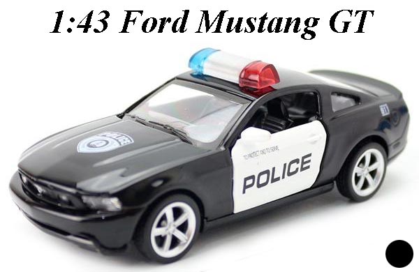 1:43 Scale Police Ford Mustang GT Diecast Car Toy